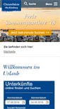 Mobile Screenshot of ostseeferien.de